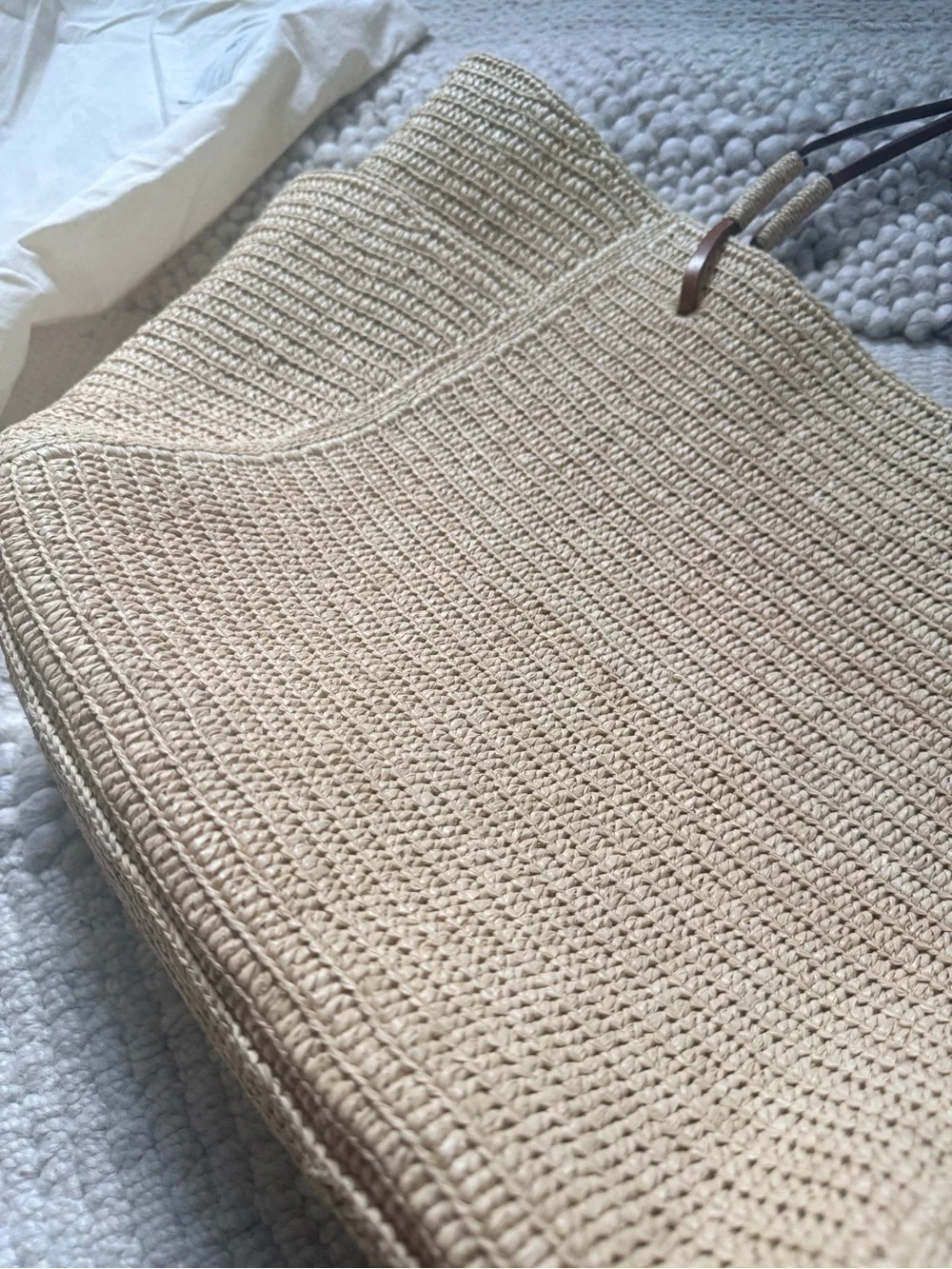 Sezane Paloma Raphia Tote Bag - NWOT